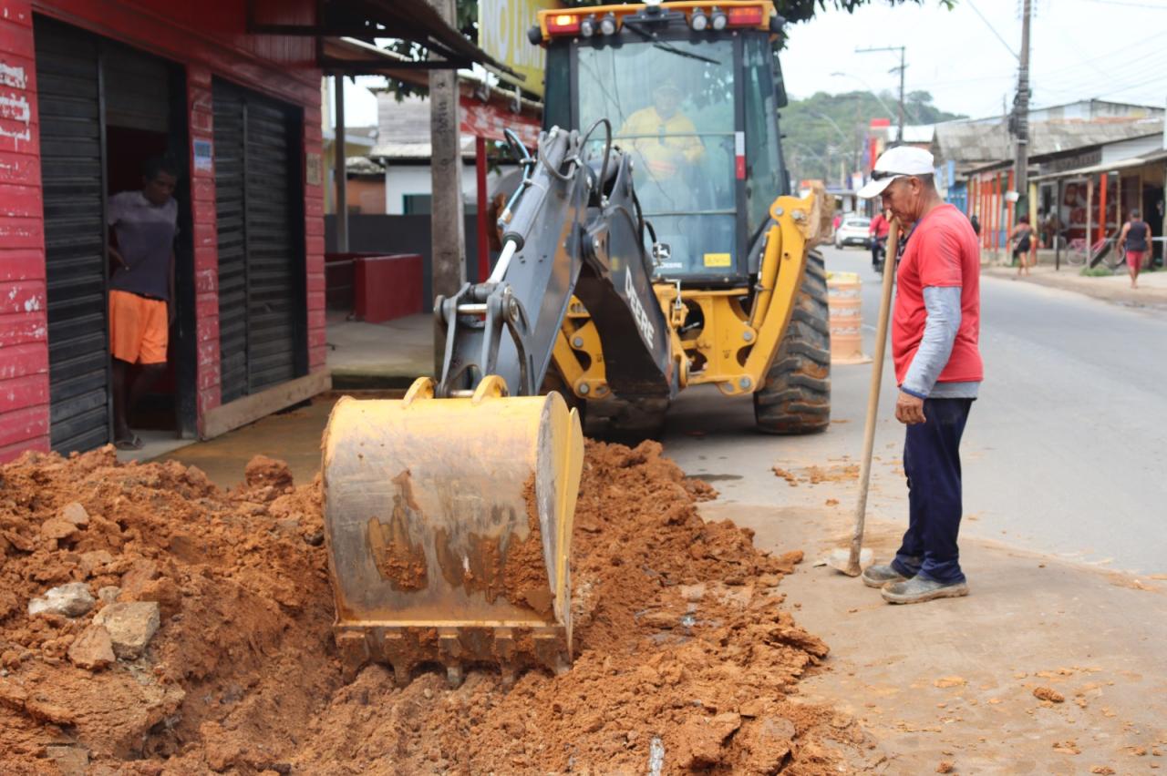 Prefeito Márcio Serrão segue com cronograma de Mobilidade urbana em laranjal do Jari