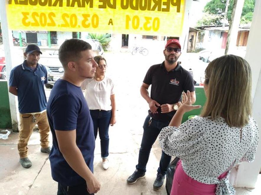 Secretária de Educação visita obras das escolas municipais.