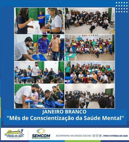 Secretaria Municipal de Vitoria do Jari segue com cronograma de Janeiro Branco