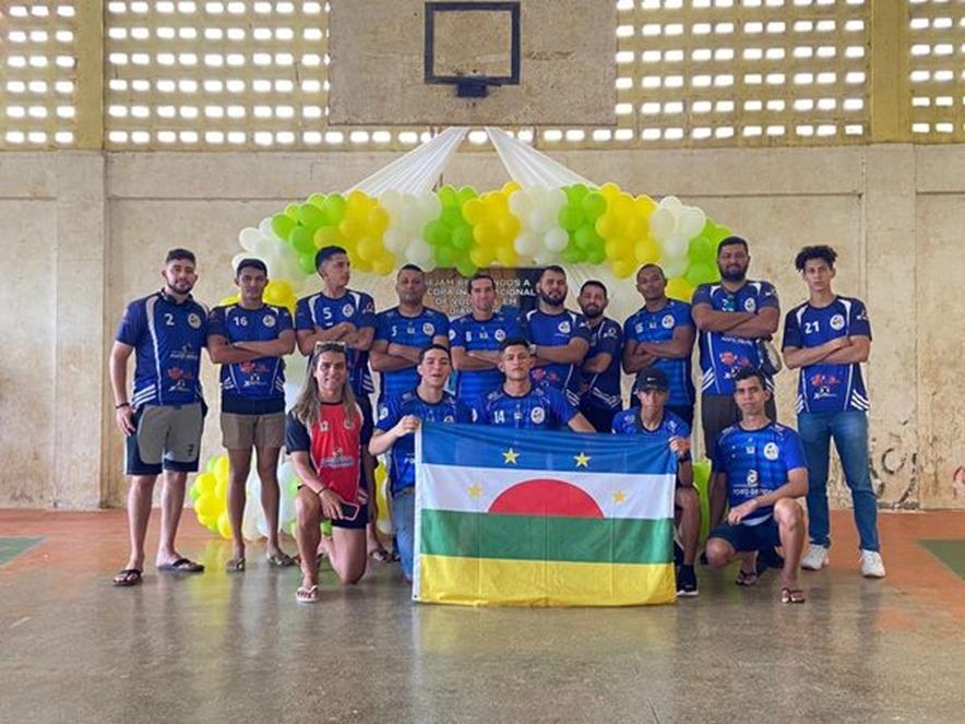 Seleção de Vôlei de Porto Grande participa de Festival de Vôlei Masculino.