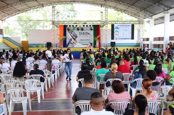 SEMED Laranjal do Jari Realiza 1º Seminário 'Educação em Foco'