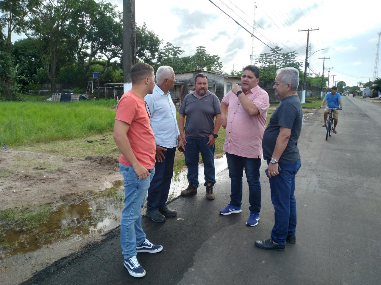 Tarde de visita na obra de Mobilidade Urbana Recapeamento Asfáltico.