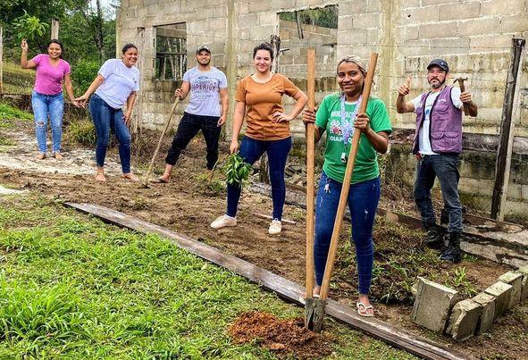 UBS de Vila Vitória desenvolve projeto que incentiva uso de fitoterápicos e alimentação saudável.