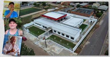 A Creche Municipal Raimundo Borges já encontra-se em fase final e logo será inaugurada pra receber as crianças do bairro Bom Jesus