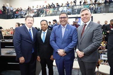 Conselheiros do TCE Amapá acompanham posse no Legislativo