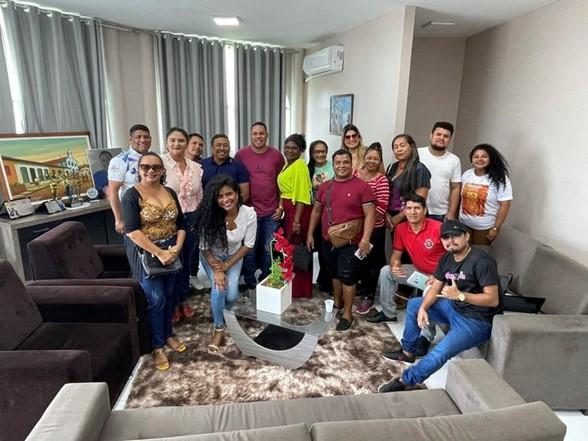 Prefeito Dudão Costa reuniu com os presidentes dos blocos carnavalescos de Mazagão, para os últimos ajustes do Carnaval do Povo 2023.