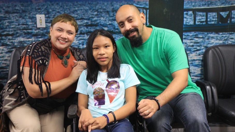 Projeto da Vara da Infância e Juventude de Santana proporciona à pequena Naiana Wajãpi ter uma família