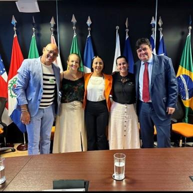 Secretaria de Assistência Social de Laranjal do Jari participa de encontro com o ministro do Desenvolvimento e Assistência Social em Brasília