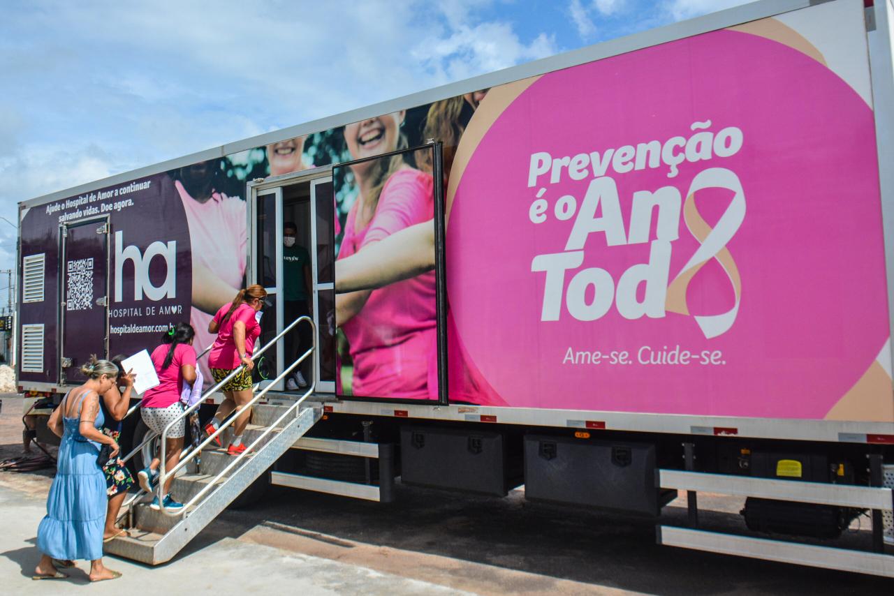Carreta do Amor chega em Amapá oferecendo exames para mulheres acima dos 40
