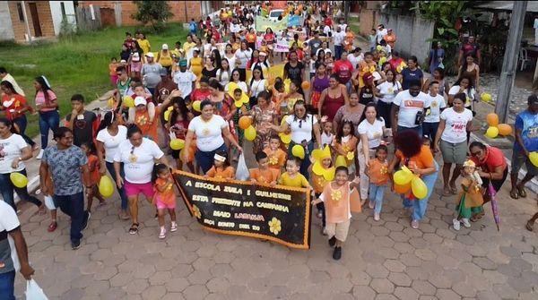 Itaubal encerra mês de maio com caminhada em alusão e mobilização contra a exploração sexual infantojuvenil