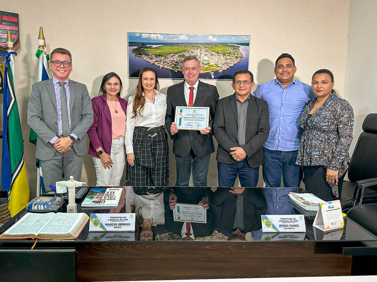 Presidente do Tribunal de Justiça cumpre extensa agenda institucional no Vale do Jari