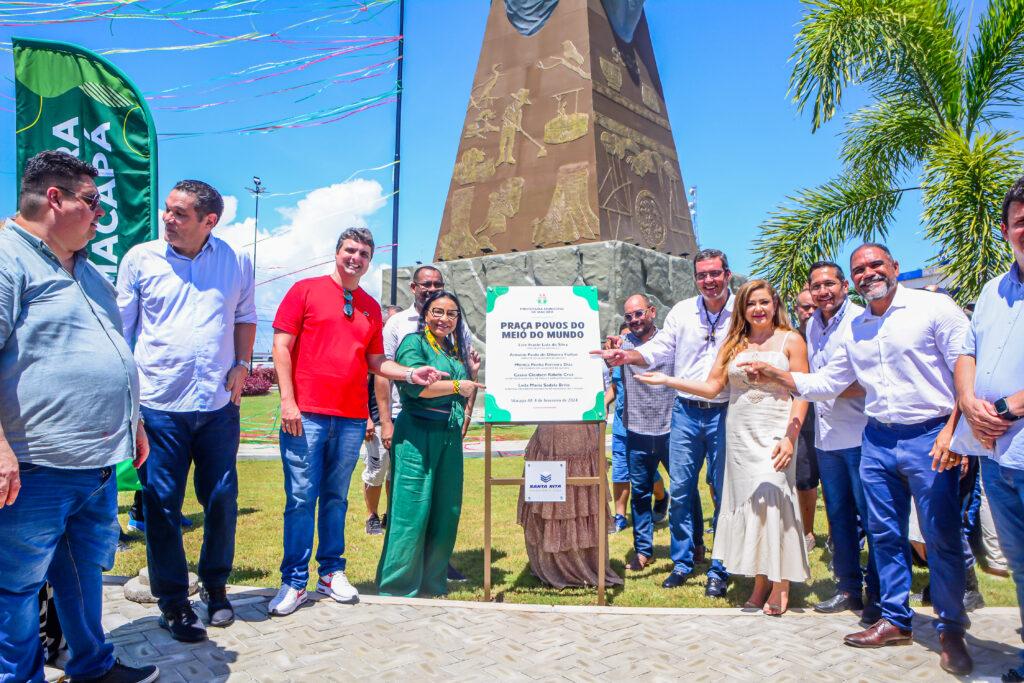 Prefeito de Macapá, Dr. Furlan, entrega Praça Povos do Meio do Mundo
