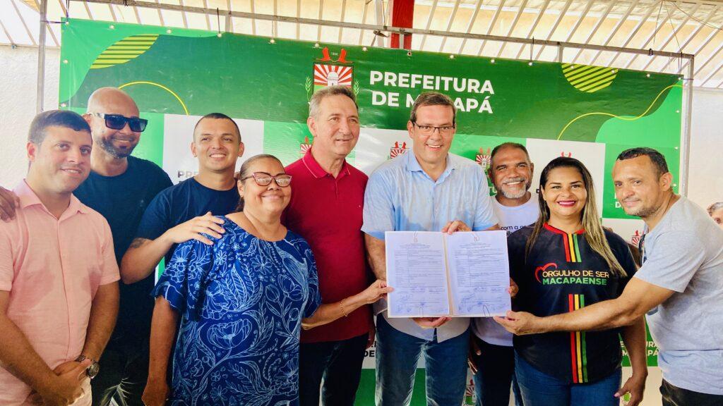 Renascer: Dr. Furlan e Lucas Barreto assinam ordem de serviço para pavimentar vias do bairro