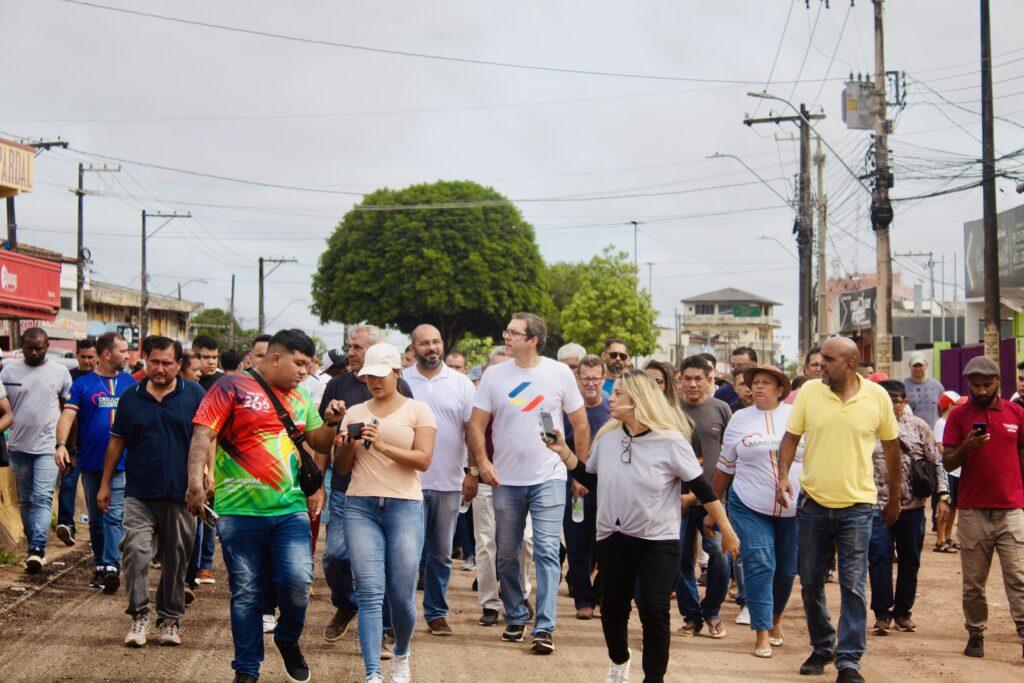 Prefeito Dr. Furlan vistoria obras da ponte Sérgio Arruda e do Complexo Macapá Criança