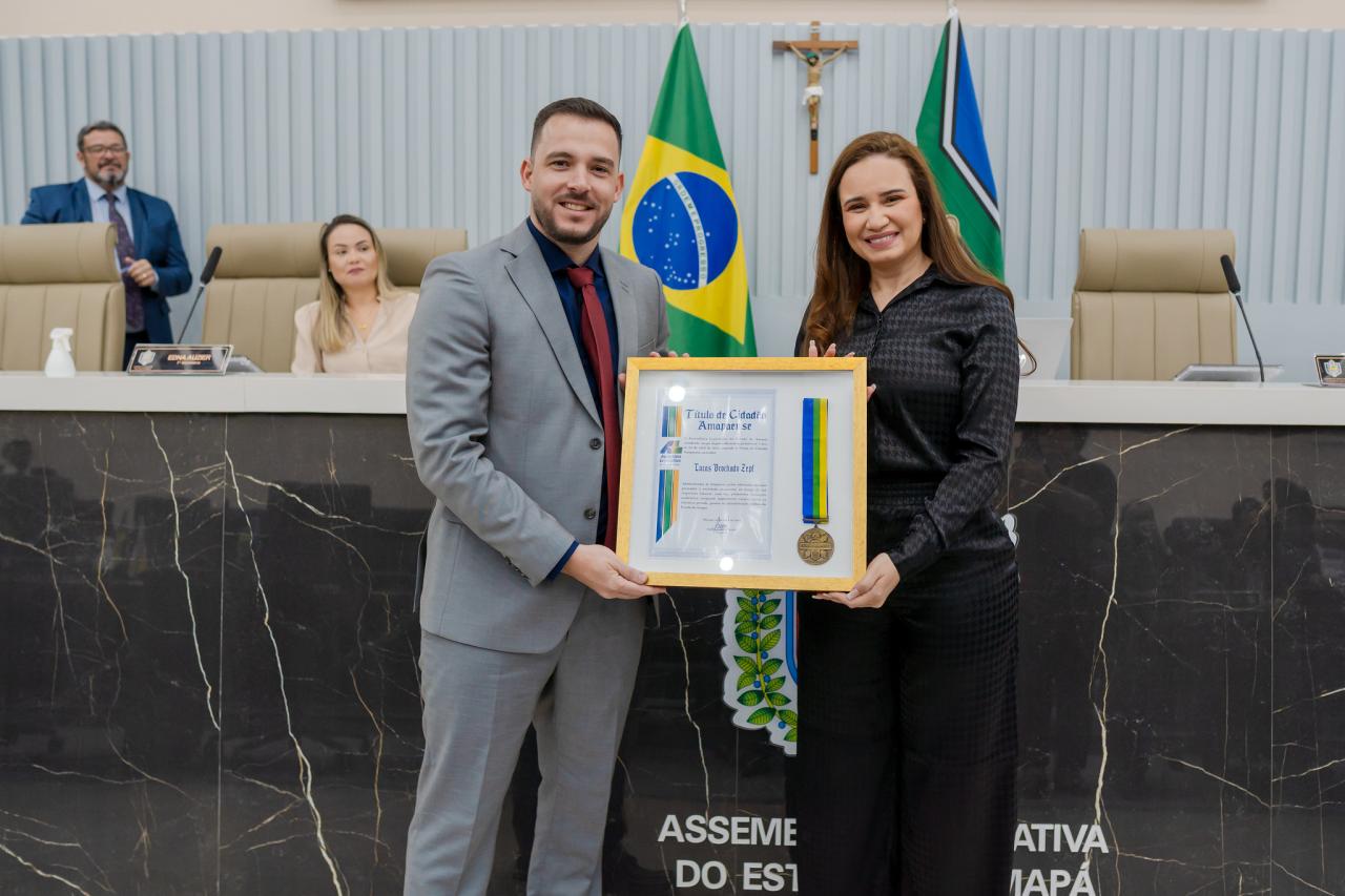 Assembleia concede Título de Cidadão Amapaense ao diretor Lucas Zepf