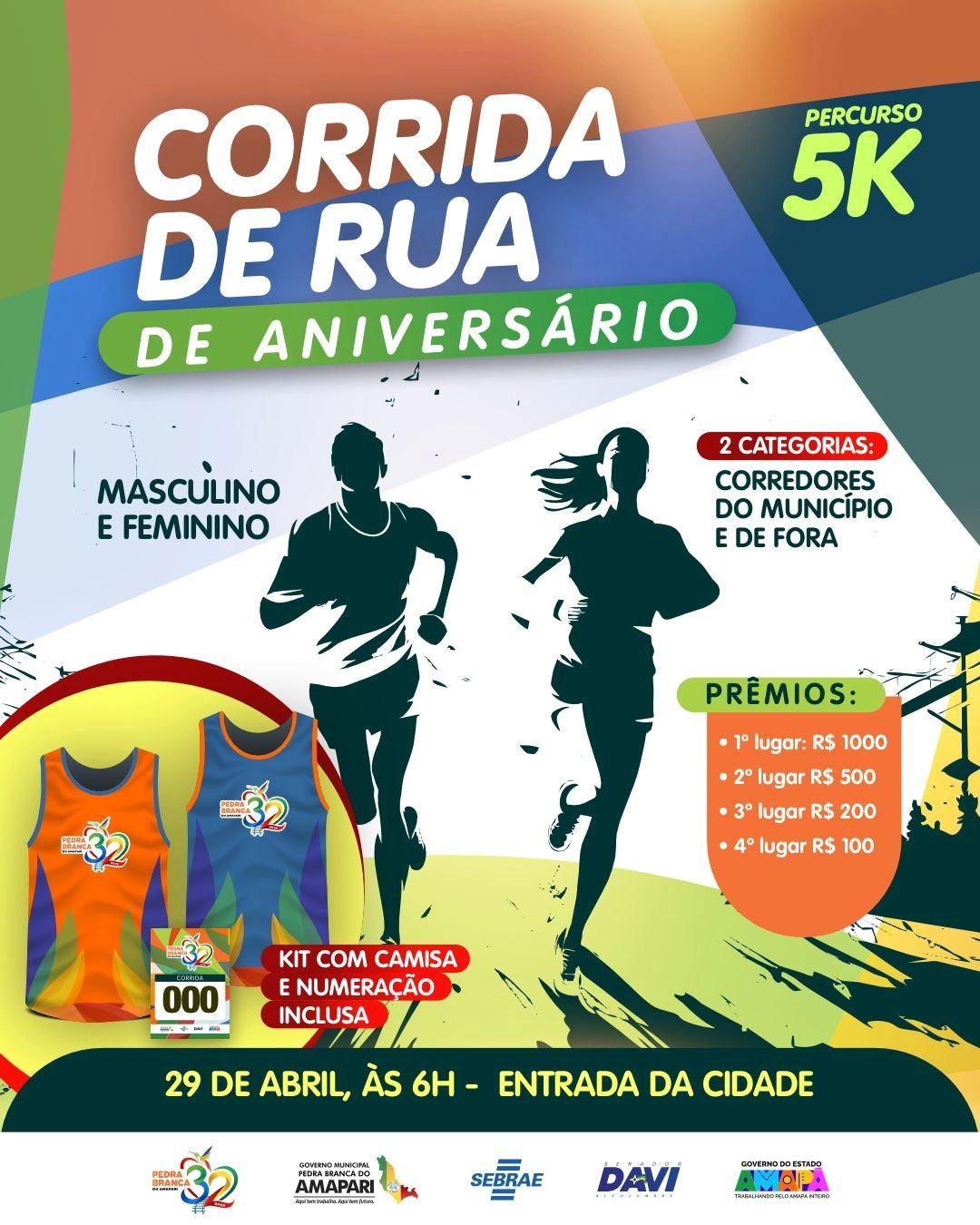 Pedra Branca do Amapari celebra aniversário com corrida emocionante!