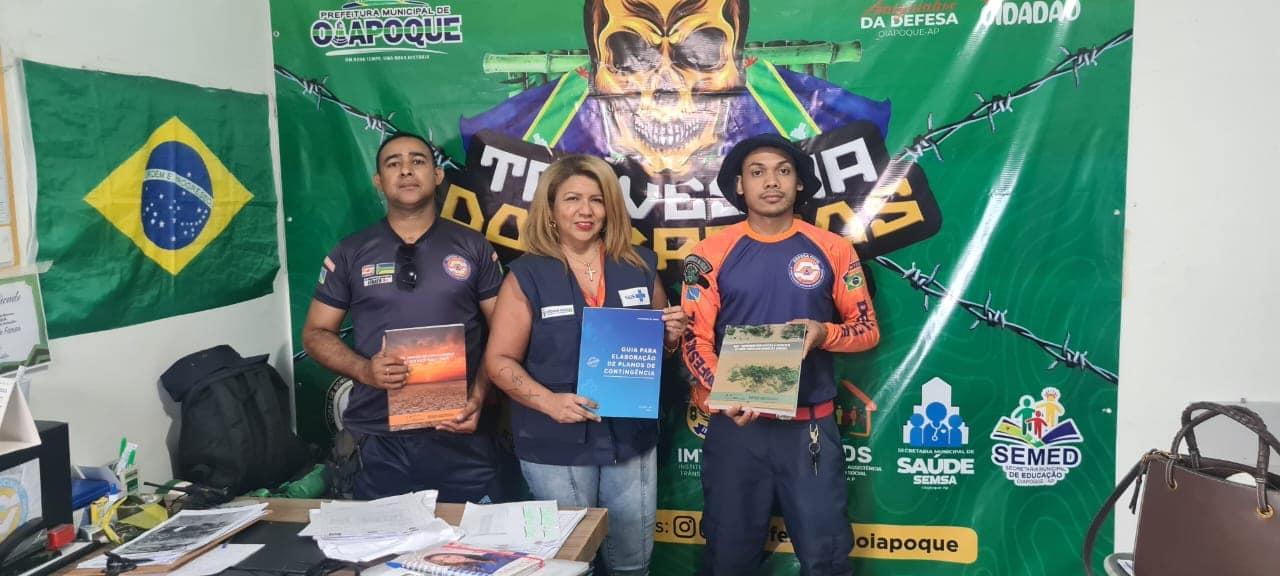 Prefeitura de Oiapoque recebe documentos técnicos para fortalecer ações do Vigidesastres