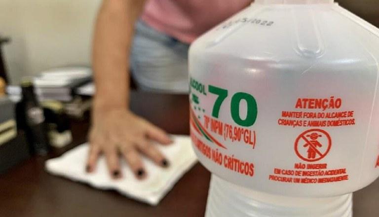 Seguindo orientação da Anvisa, Prefeitura informa que a venda de álcool 70 está proibida em Macapá