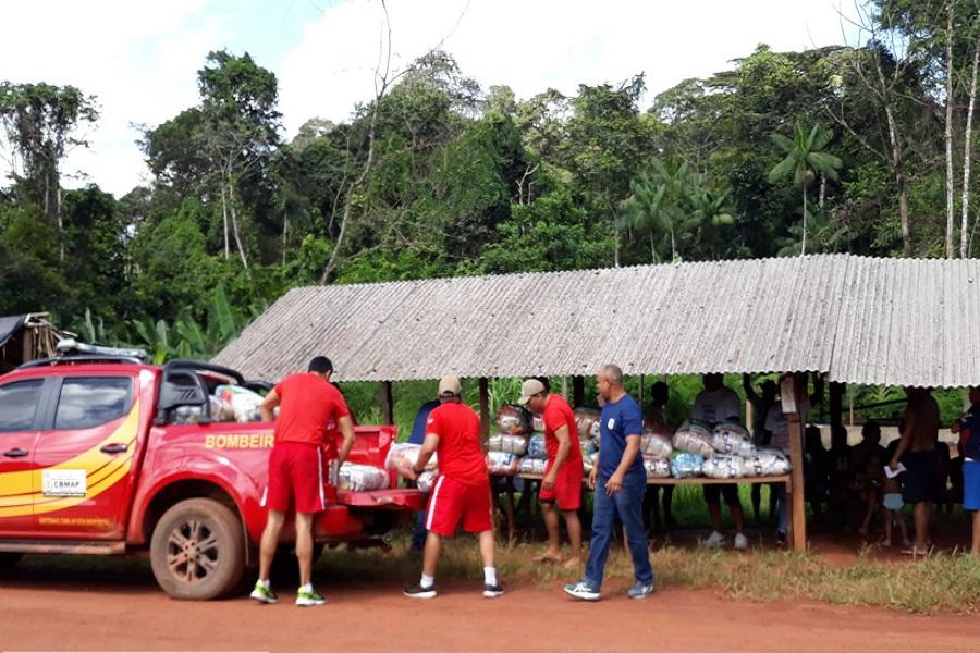 GEA envia mais de 2,5 mil cestas de alimentos para comunidades de Calçoene e Oiapoque