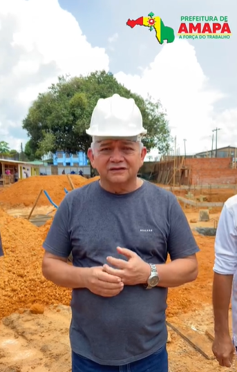 Prefeitura de Amapá avança na construção da nova praça de alimentação: obra será entregue até setembro