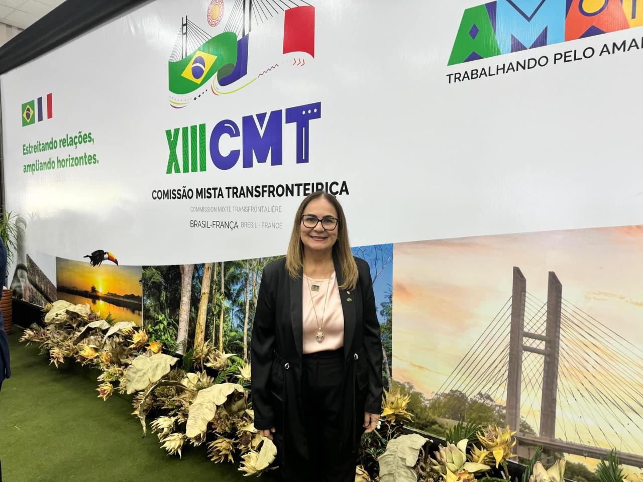 Professora Goreth Reforça Cooperação Internacional em Defesa da Amazônia