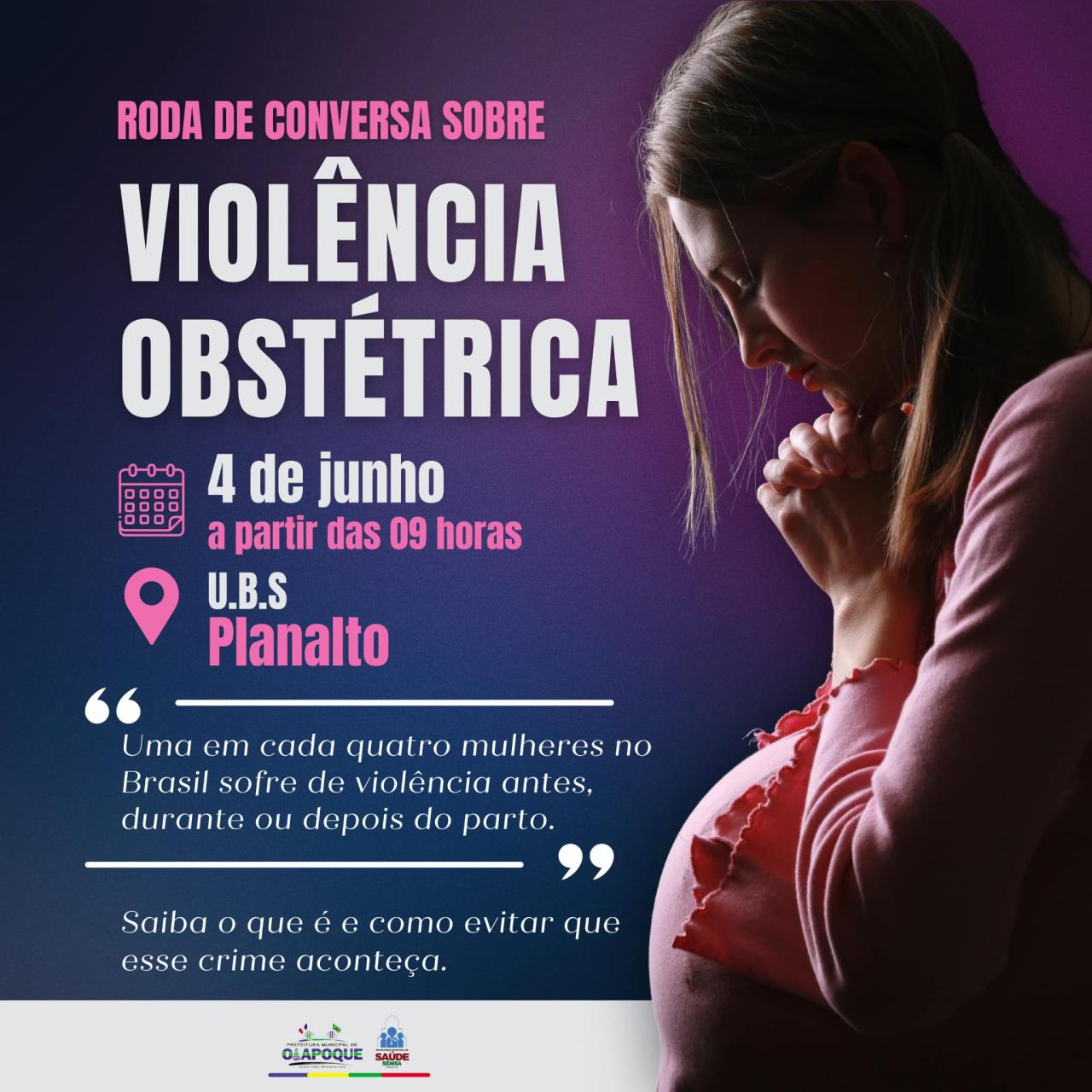 Roda de conversa em Oiapoque discute violência obstétrica e busca construir saúde mais humana