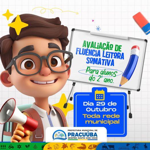 A rede municipal de ensino de Pracuúba realiza Avaliação Sumativa de Fluência Leitora