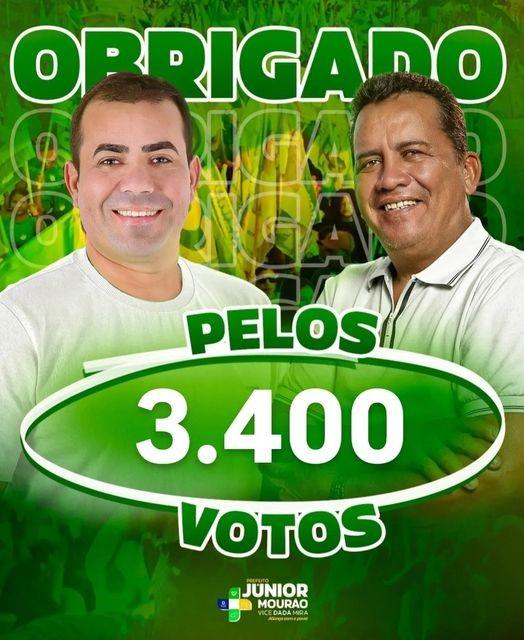 Eleições 2024: Júnior Mourão, do PL, é eleito prefeito de Cutias