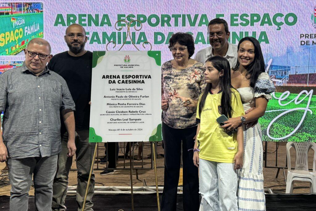 Prefeito Furlan entrega arena esportiva e Espaço Família na Caesinha, no bairro Perpétuo Socorro