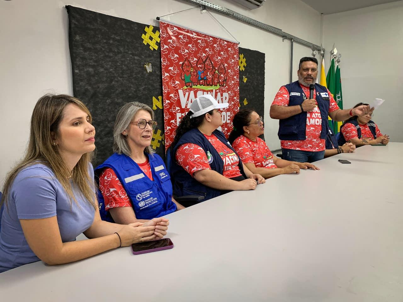 Reunião define estratégias para a varredura vacinal contra a pólio em Oiapoque