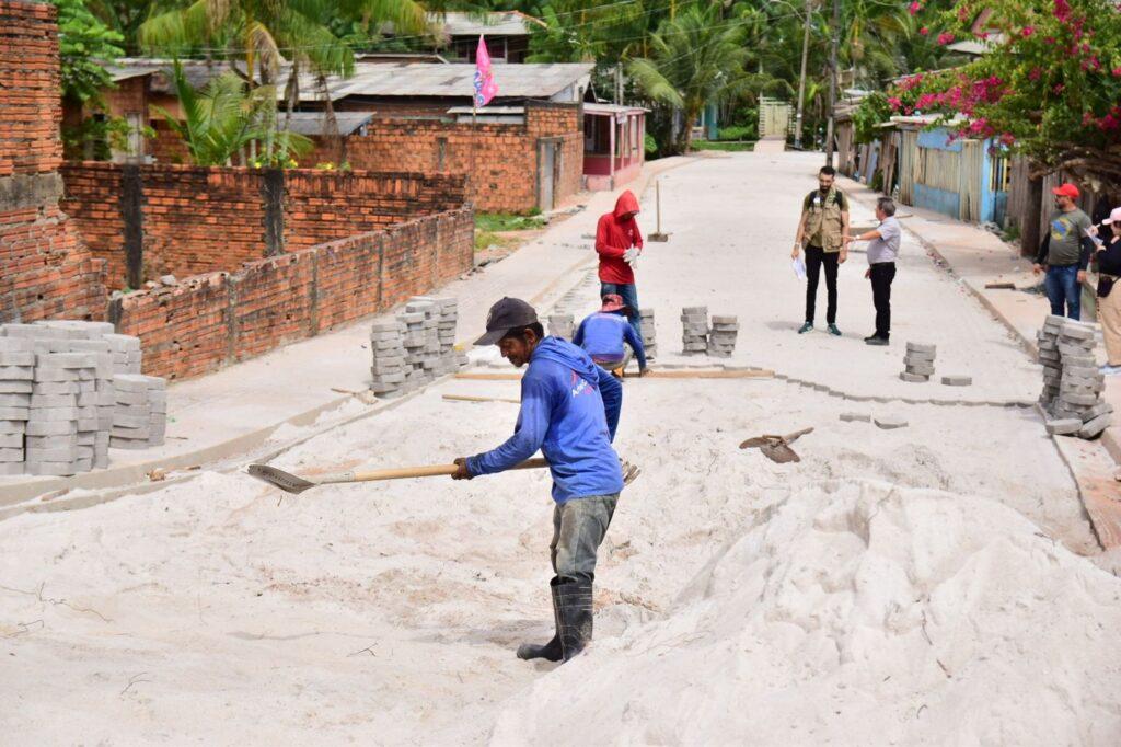 Técnicos do Programa Calha Norte visitam obras executadas pela Prefeitura de Santana