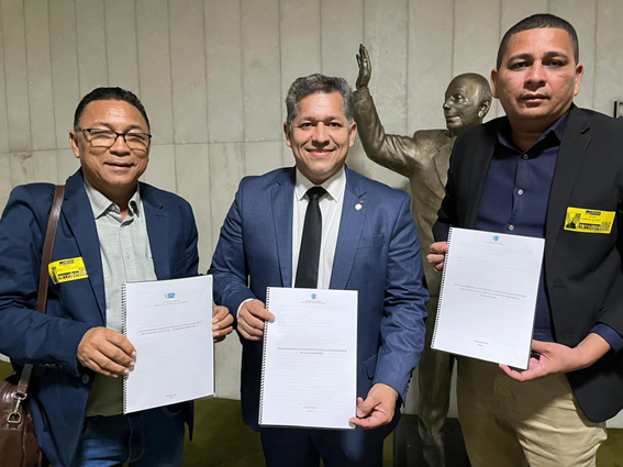 Prefeito eleito de Mazagão, e presidente da Câmara de Vereadores, articulam apoio para o município em Brasília