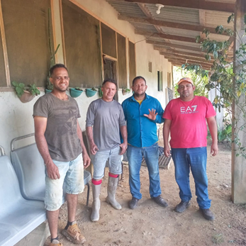 Secretário de Pesca de Calçoene, Marcelo Gomes, realiza visita técnica no Distrito de Lourenço