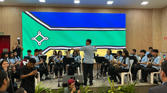 Orquestra Tarumã se apresenta na abertura do Encontro Amapaense de Gestores Municipais
