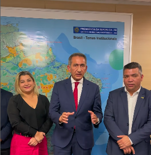 Prefeita Paulinha busca em Brasília reforço nas obras de pavimentação