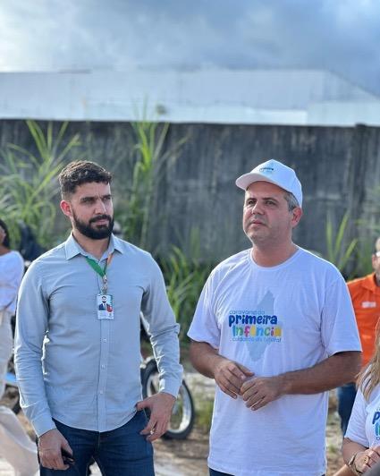 Prefeito Bruno Mineiro visita obras do IFAP em Tartarugalzinho: avanços na educação profissional no município