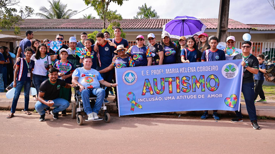 Prefeito Marcelo Pantoja promove grande mobilização pela inclusão e conscientização do autismo em Pedra Branca do Amapari
