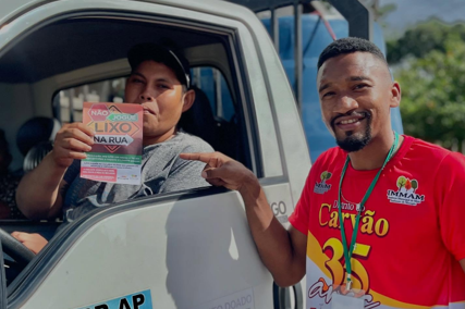 Prefeitura de Mazagão realiza blitz educativa para combater descarte irregular de lixo