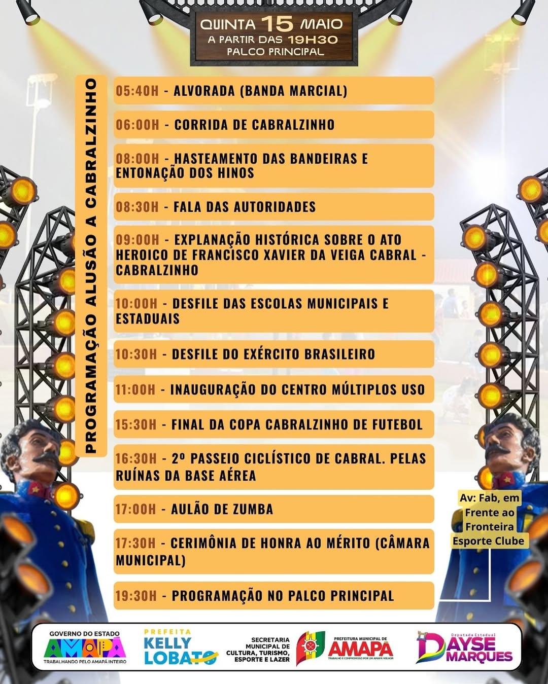Município de Amapá celebra o Dia de Cabralzinho com programação cultural e homenagens históricas