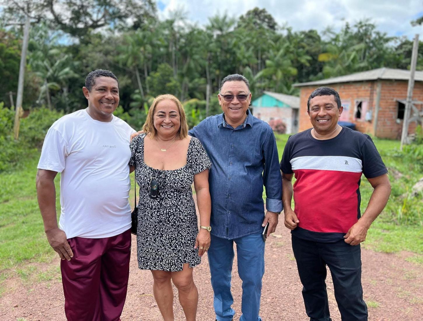 Prefeito Chico Nó lidera levantamento para pavimentação de ruas em Mazagão Velho