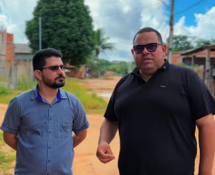 Prefeito Elielson Moraes inicia pavimentação no Bairro Aeroporto com apoio de Davi Alcolumbre e Josenildo