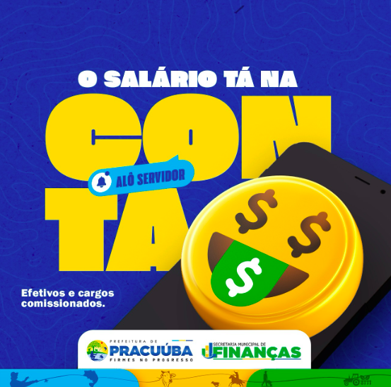 Prefeito Júnior Leite realiza pagamento de salários em Pracuúba