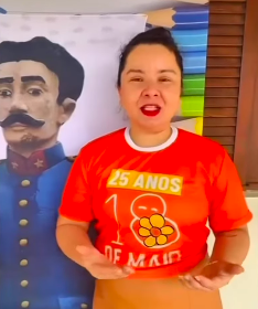 Prefeitura de Amapá apoia ação do Maio Laranja na Escola Veiga Cabral