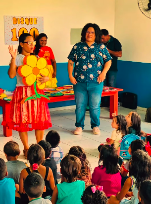 Prefeitura de Itaubal mobiliza escolas na Campanha Maio Laranja com palestras educativas