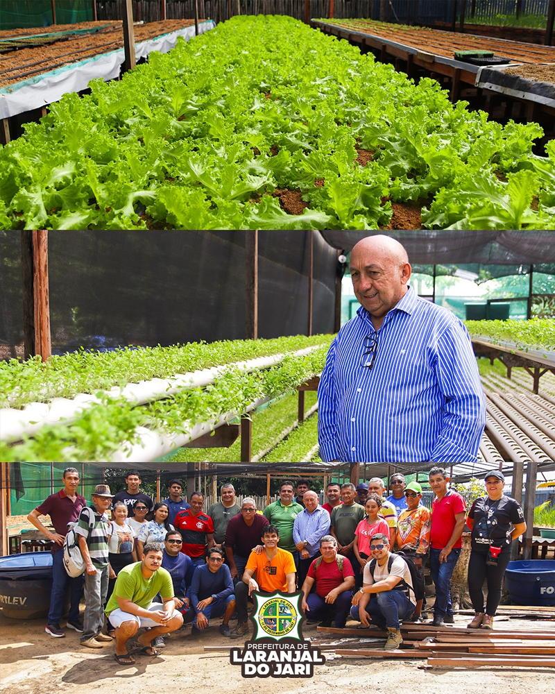 Prefeitura de Laranjal do Jari promove curso de hidroponia para fortalecer agricultura familiar