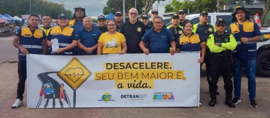 Prefeitura de Santana realiza blitz educativa com foco em trânsito mais seguro