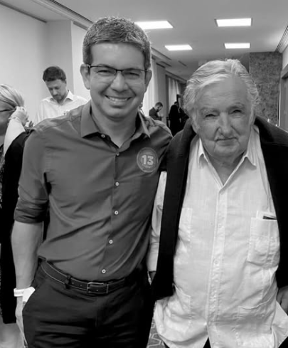 Senador Randolfe Rodrigues Homenageia Pepe Mujica: 