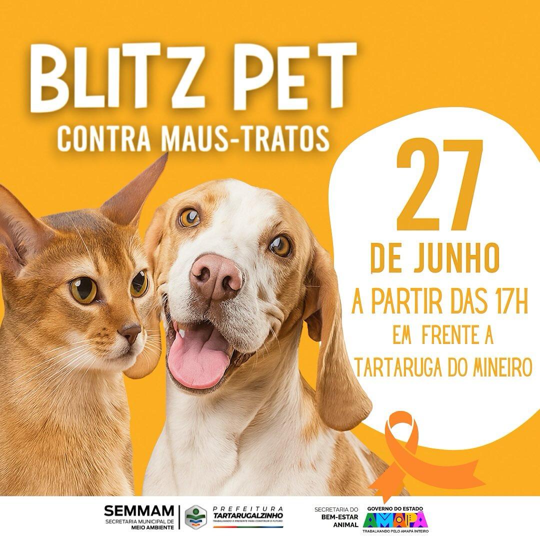 Blitz Pet em Tartarugalzinho: Mobilização contra maus-tratos aos animais