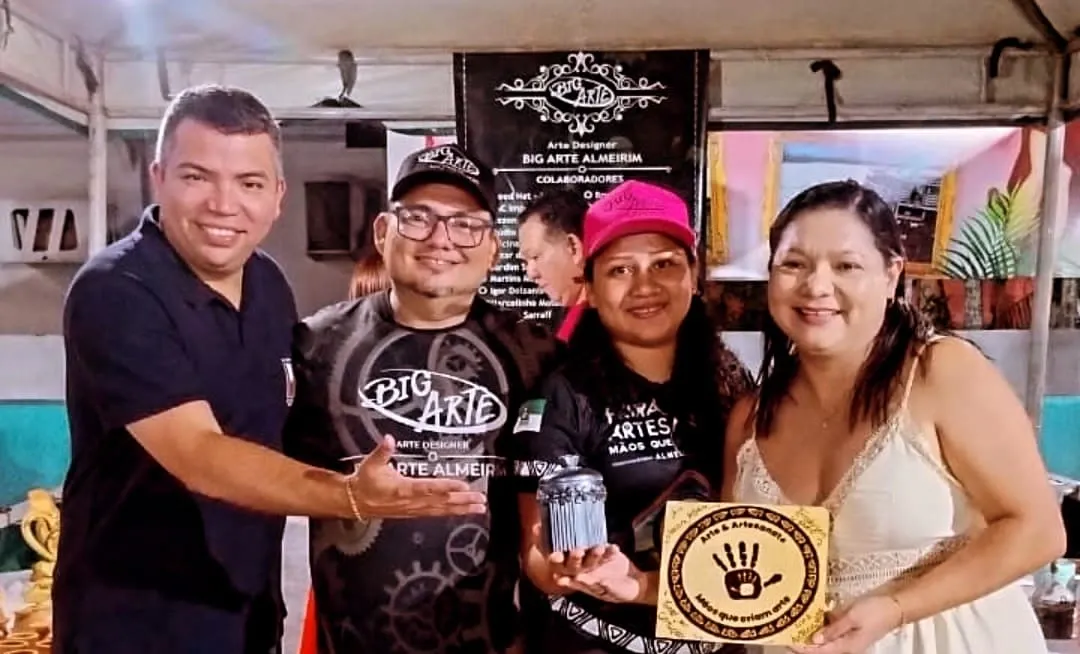 Deuzinete Matias celebra sucesso da 1ª Feira Intermunicipal de Artesanato em Vitória do Jari