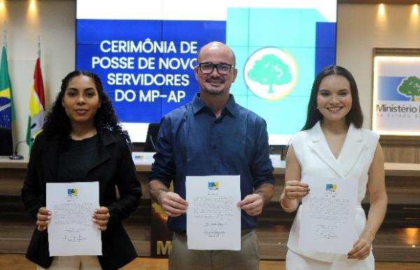 MP-AP dá posse a novos servidores e anuncia concurso público previsto para 2026